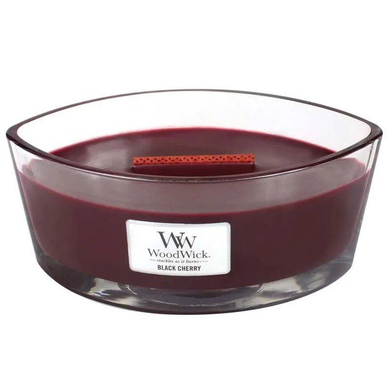 Acheter une Bougie Parfumée Ellipse Black Cherry, Woodwick