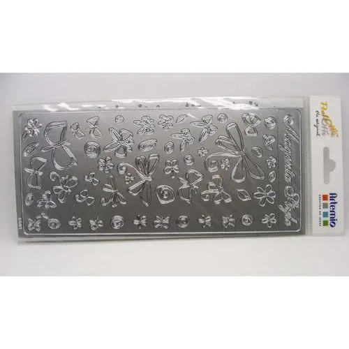Artemio Silver Spring Contour Stickers - Peel and Stick