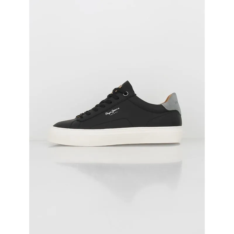 Yogi Original 23 Black Men's Low Top Sneakers - Pepe Jeans | wimod