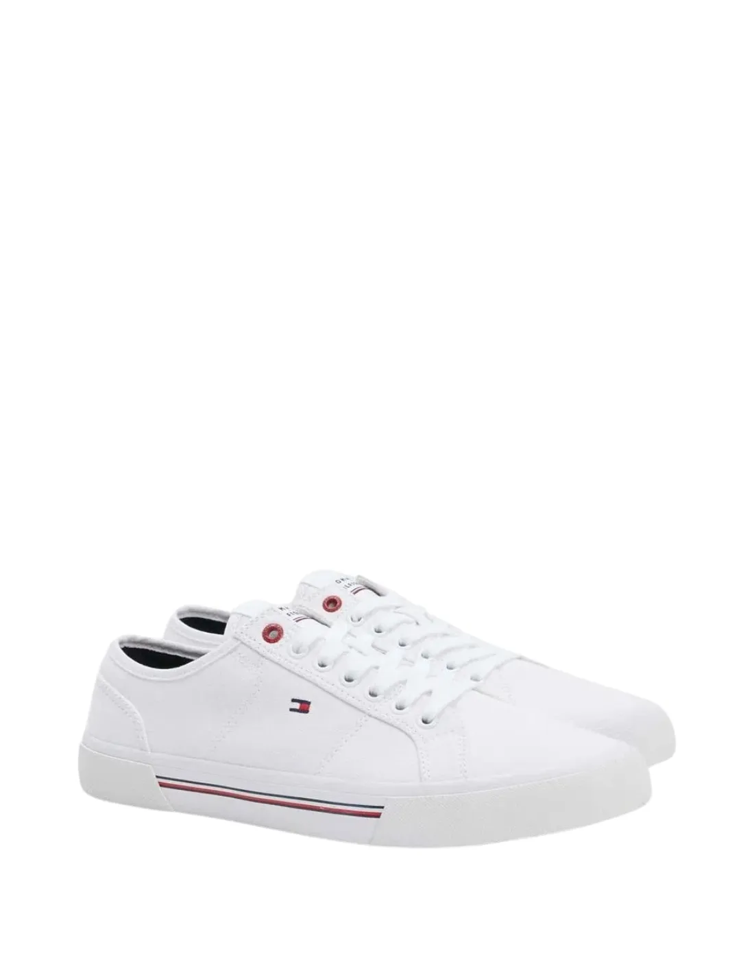 Tommy Hilfiger Canvas Shoes Men Ref 60637 YBS White