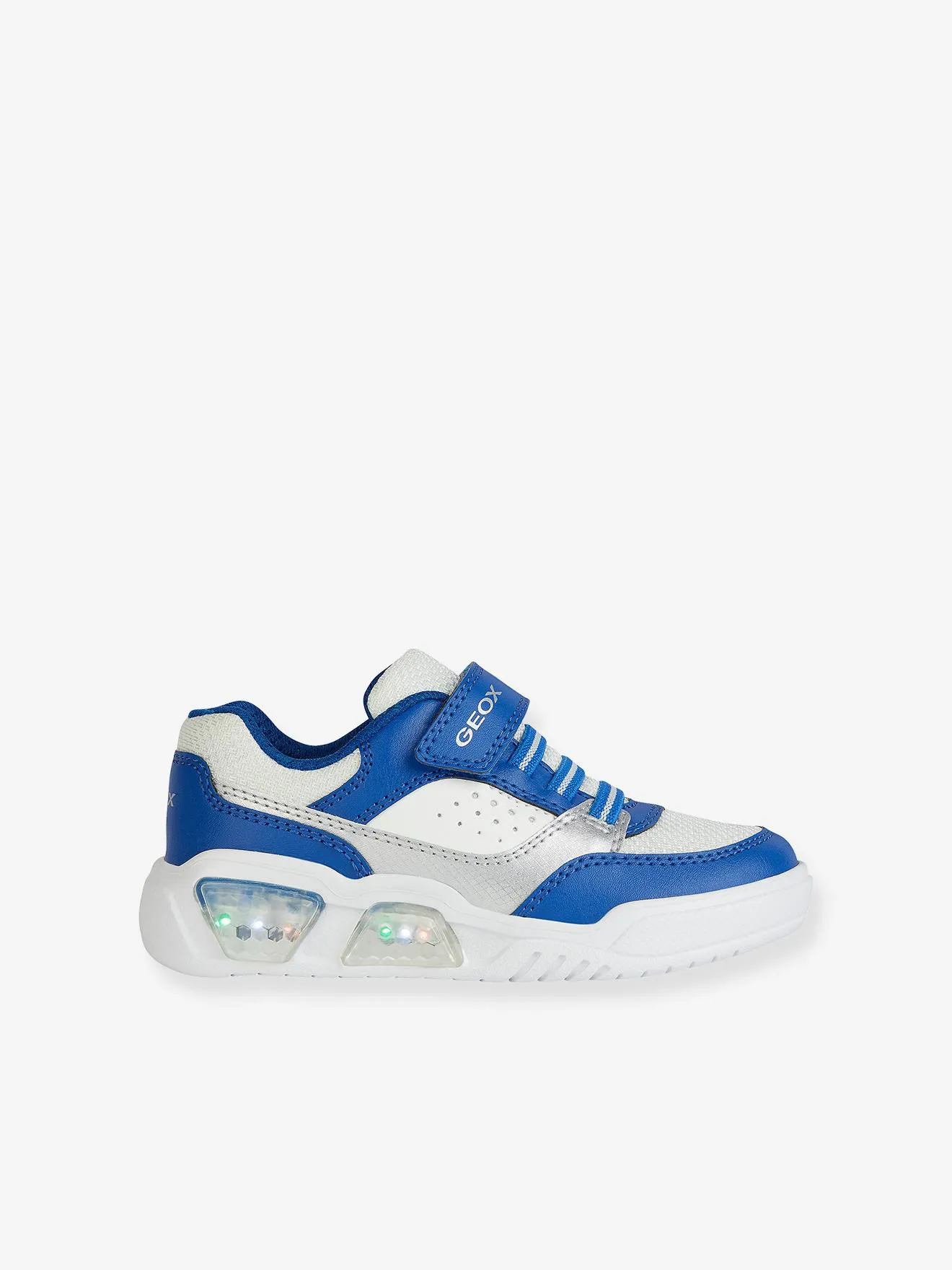 Geox J45GV J Illuminus Boy Blue Sneakers - Geox