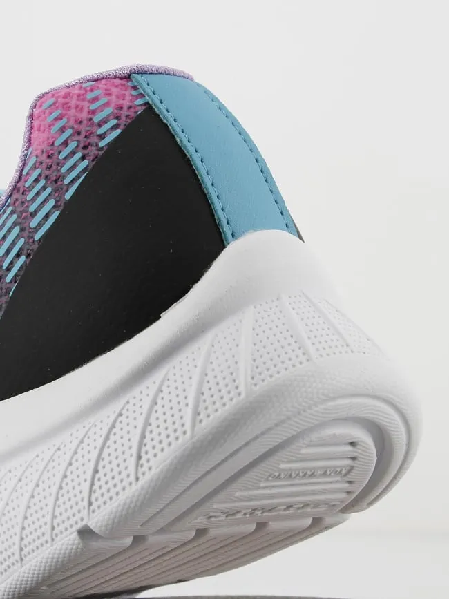 Baskets Skechers pour fille en noir et rose - Collection Microspec Plus