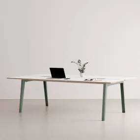 Bench     Bench NEW MODERN 4 places Stratifié Blanc Gris Eucalyptus           TIPTOE