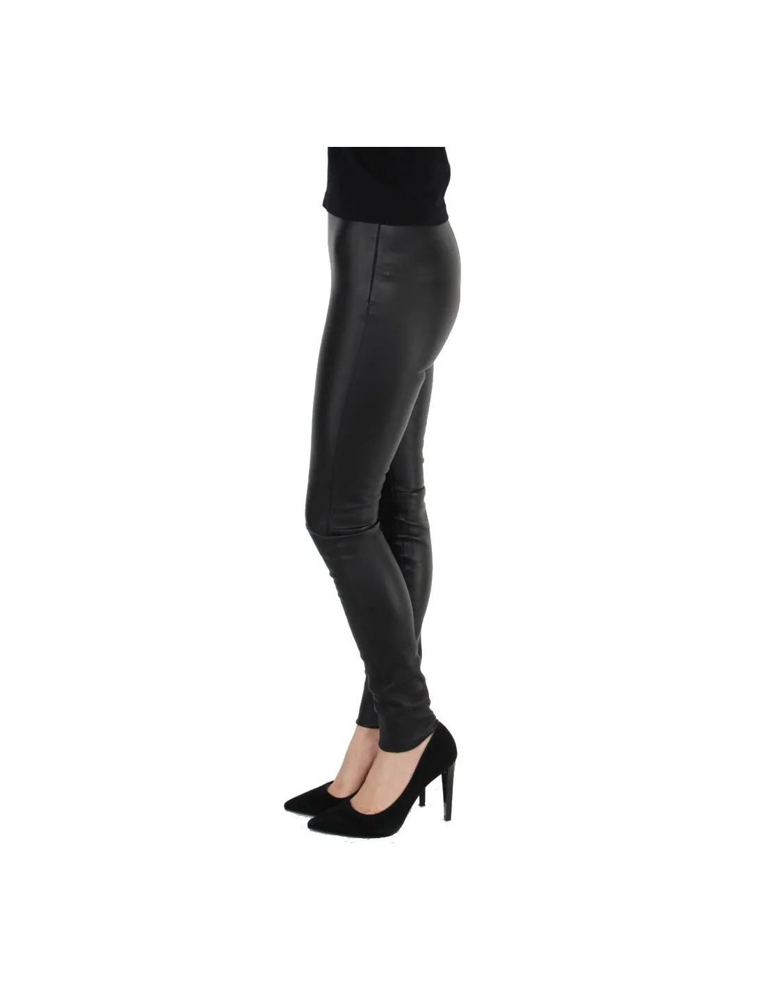 Black Oakwood Antares Leather Pants cco43984