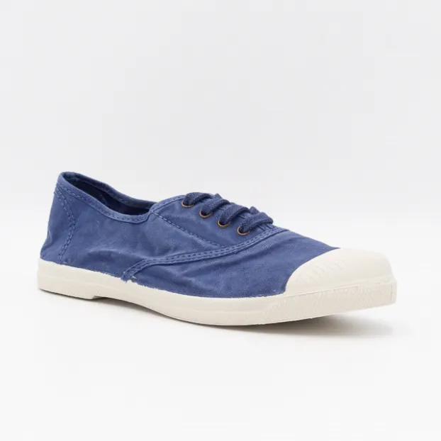 Blue Canvas Women's Sneakers Natural World 102e