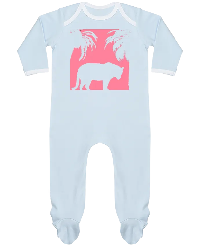 Body Pyjama Bébé Jungle rose par Les Caprices de Filles