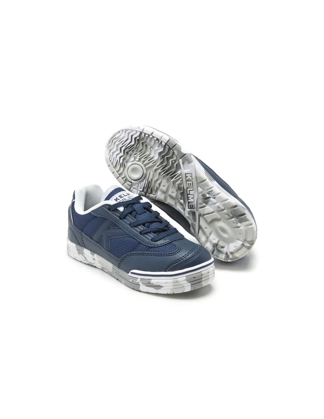 Chaussures de Football Sala Kelme Trueno Lace Enfant Marino