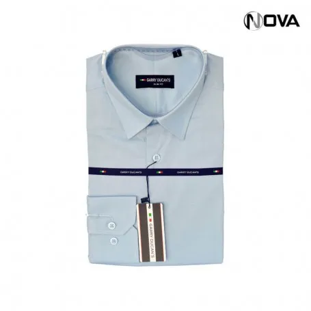Chemise Unie Homme Manches Longues CHM717