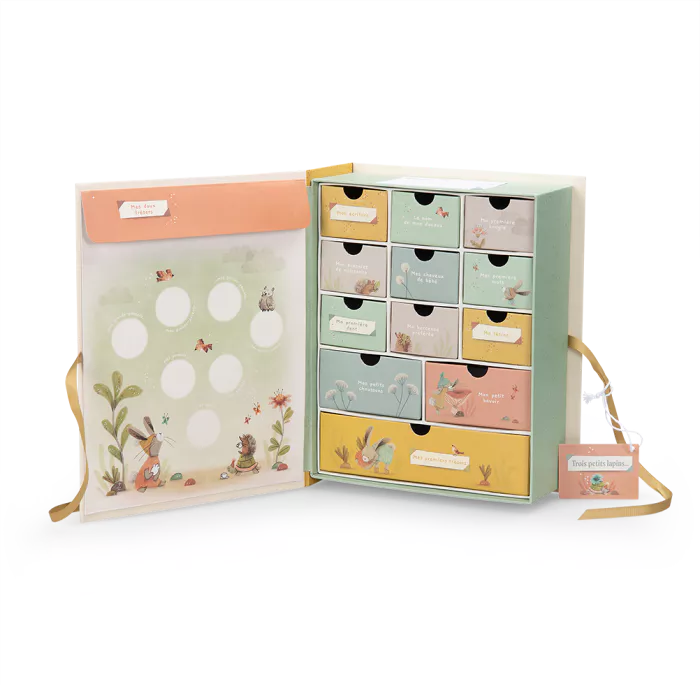 Coffret de Naissance Trois Petits Lapins