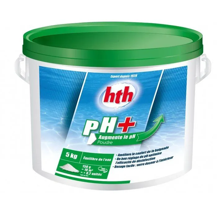 Correcteur pH+ en poudre - Hth - 5 kg