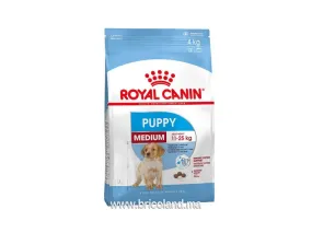 Croquettes pour chiot de 2 mois à 12 mois - Medium Puppy - 4 Kg - Royal Canin