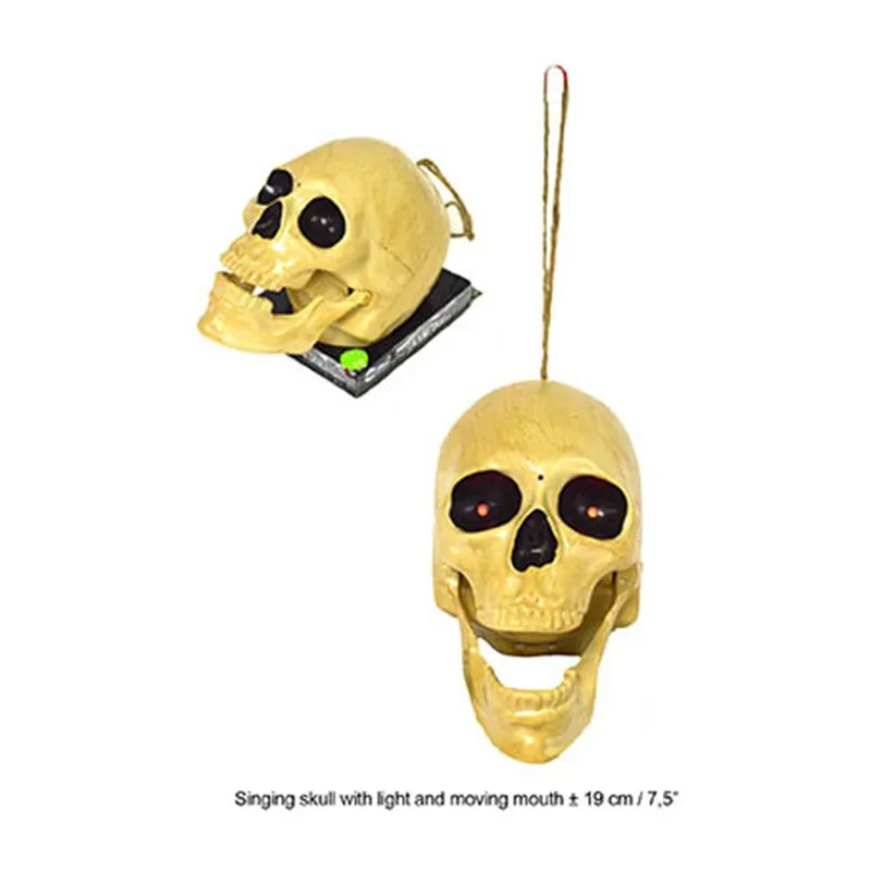 Motorized Light-up Skull with Various Functions.