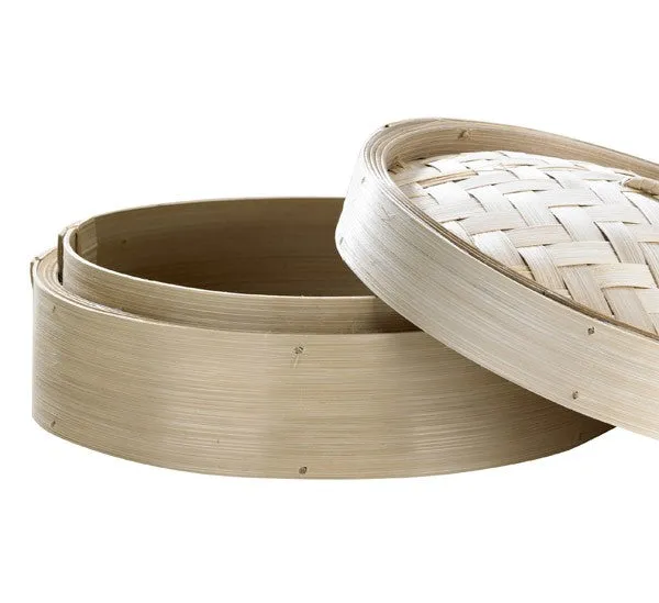 Cuiseur vapeur bambou "Dimys" Diam: 30 cm 30 x 6 cm - 5 unités FirstPa 