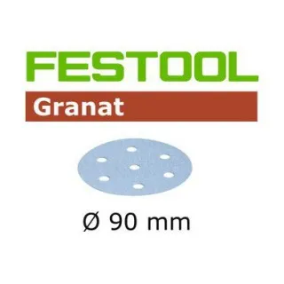 Disque abrasif - FESTOOL 497365 - Ø 90 mm - grain 80 - Bte 50