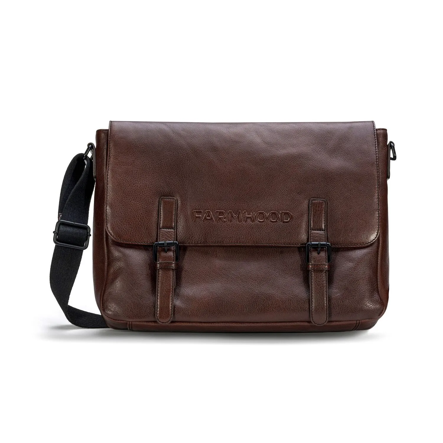 Farmhood Memphis Porte-documents Messenger Cuir 38 cm Compartiment pour ordinateur portable