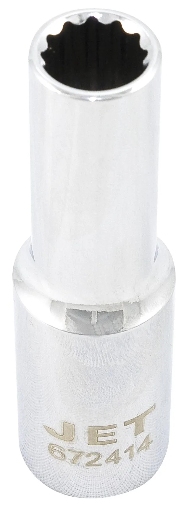 Jet 672440 Douille 1 1/4" x 12 pans longue à prise 1/2"