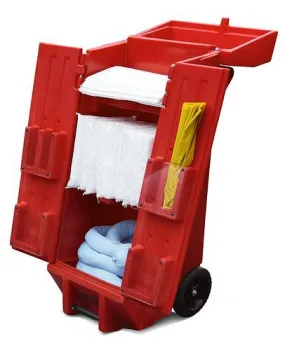Kit d&#039;urgence DENSORB dans le chariot rouge version &quot;spéciale&quot; capacité 33 litres 208-208 acheter à b