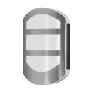 Ledvance LED applique murale Endura Style Plate Acier inoxydable 12W - 830
