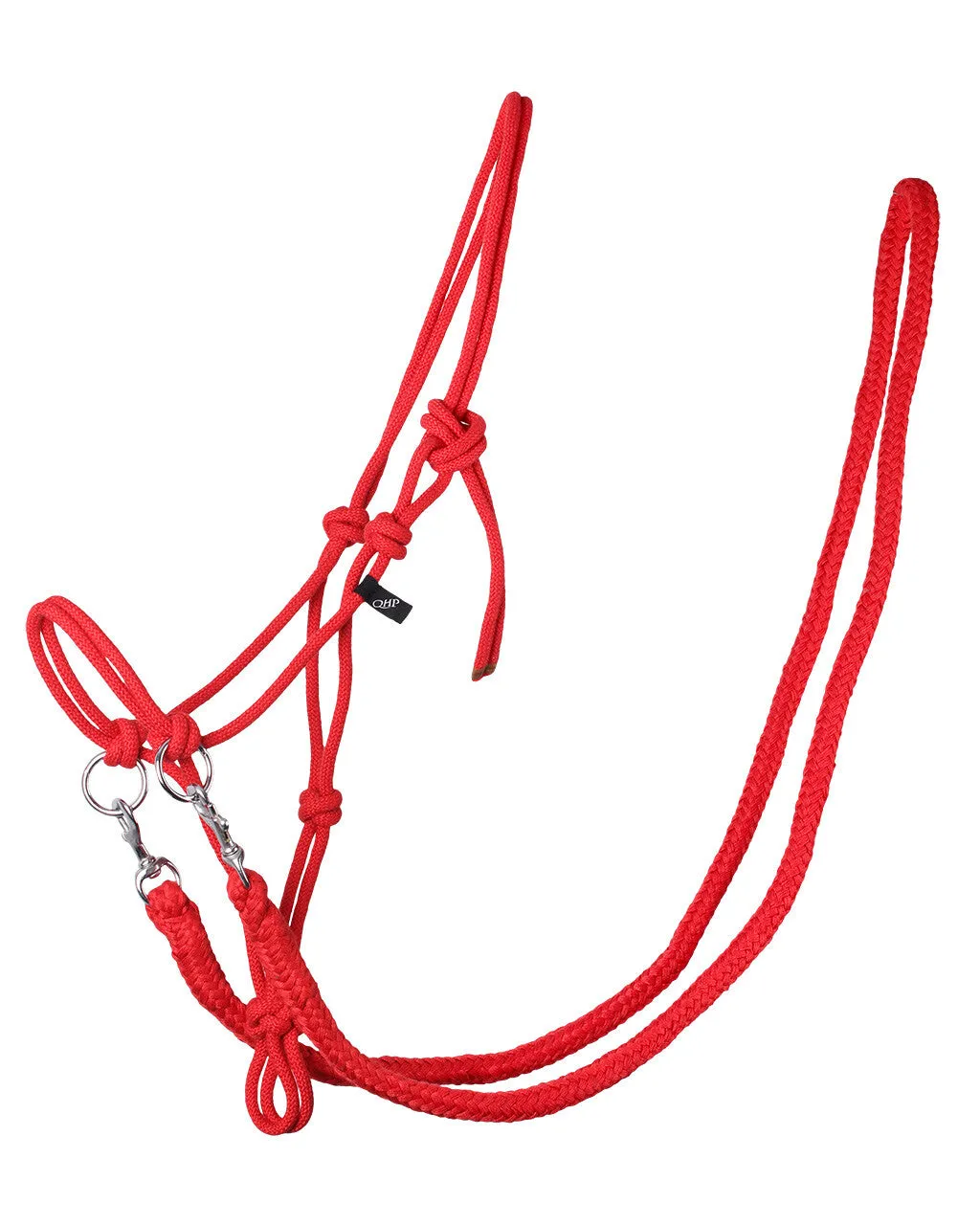 Licol corde rêne QHP - Corded halter with reins