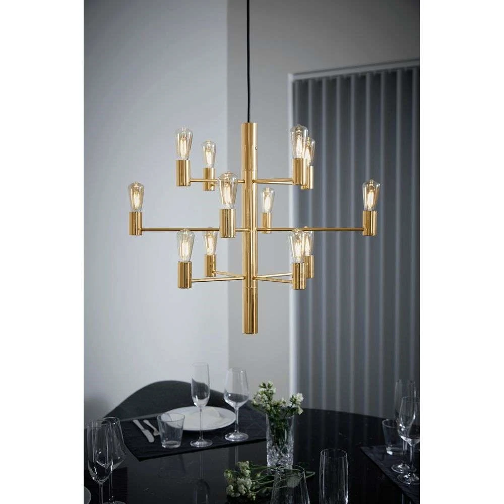 Manola 12 Lustre Satin Brass - Herstal