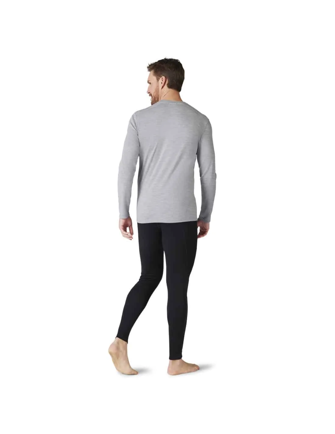 Men's Merino White Zip-Up Technical Base Layer, -30°C Cold Weather Protection