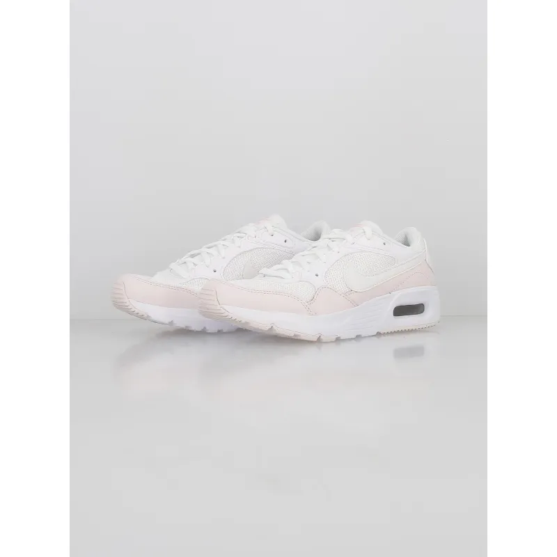 Nike Air Max SC Rose/Blanc Fille Baskets - Wimod