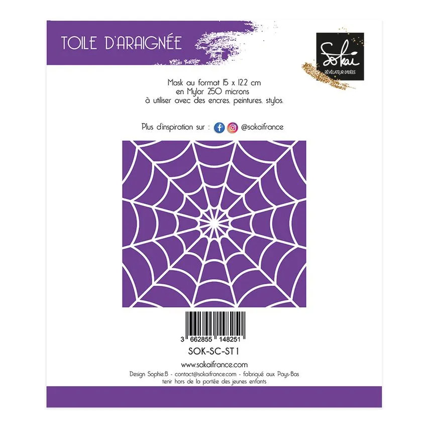 Pochoir Sokai So' Charming Toile D'Araignee