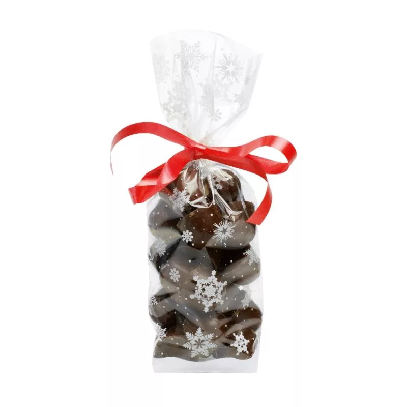 Sachet Noel "Flocons" 100 x 220 mm