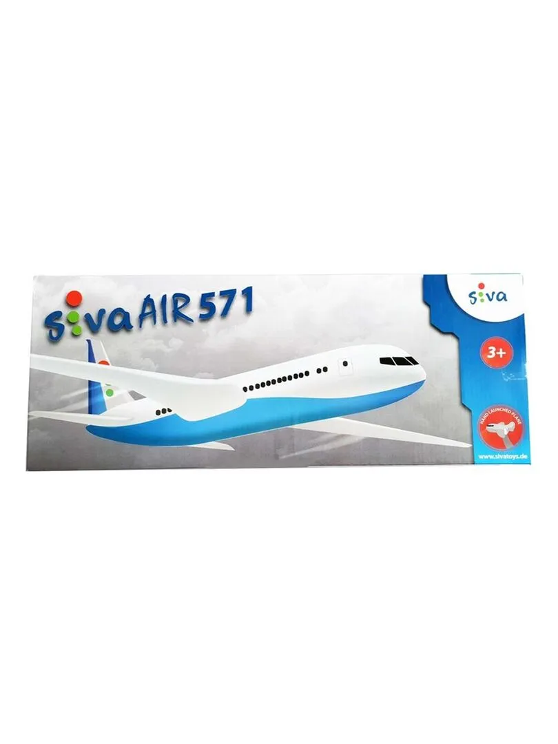 Siva Air 571 - Blue Aircraft - White