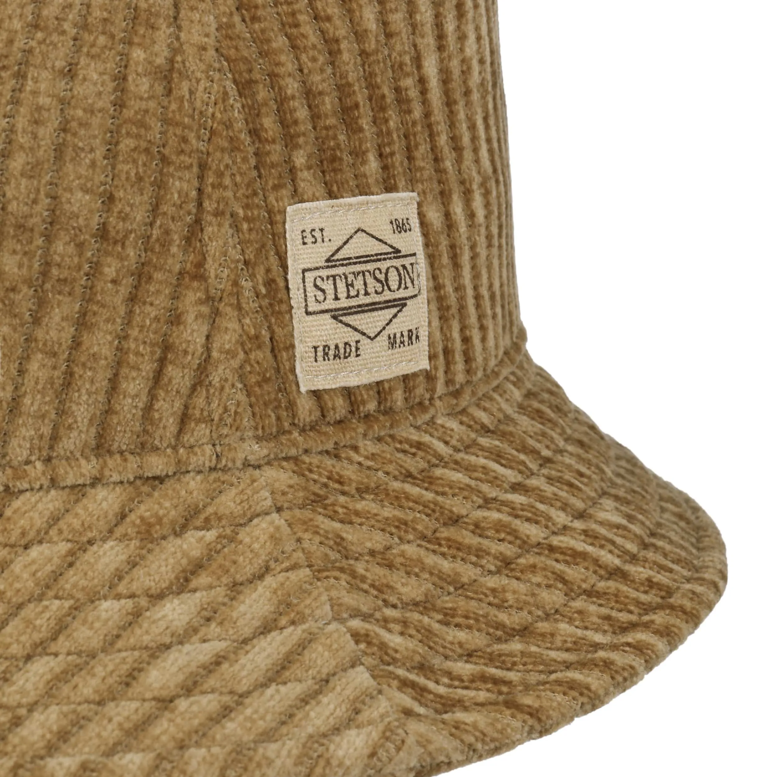 Stetson Fabric Jersey Cord Bucket Hat - Shop Caps, Hats & Beanies Online ★ Chapeaushop