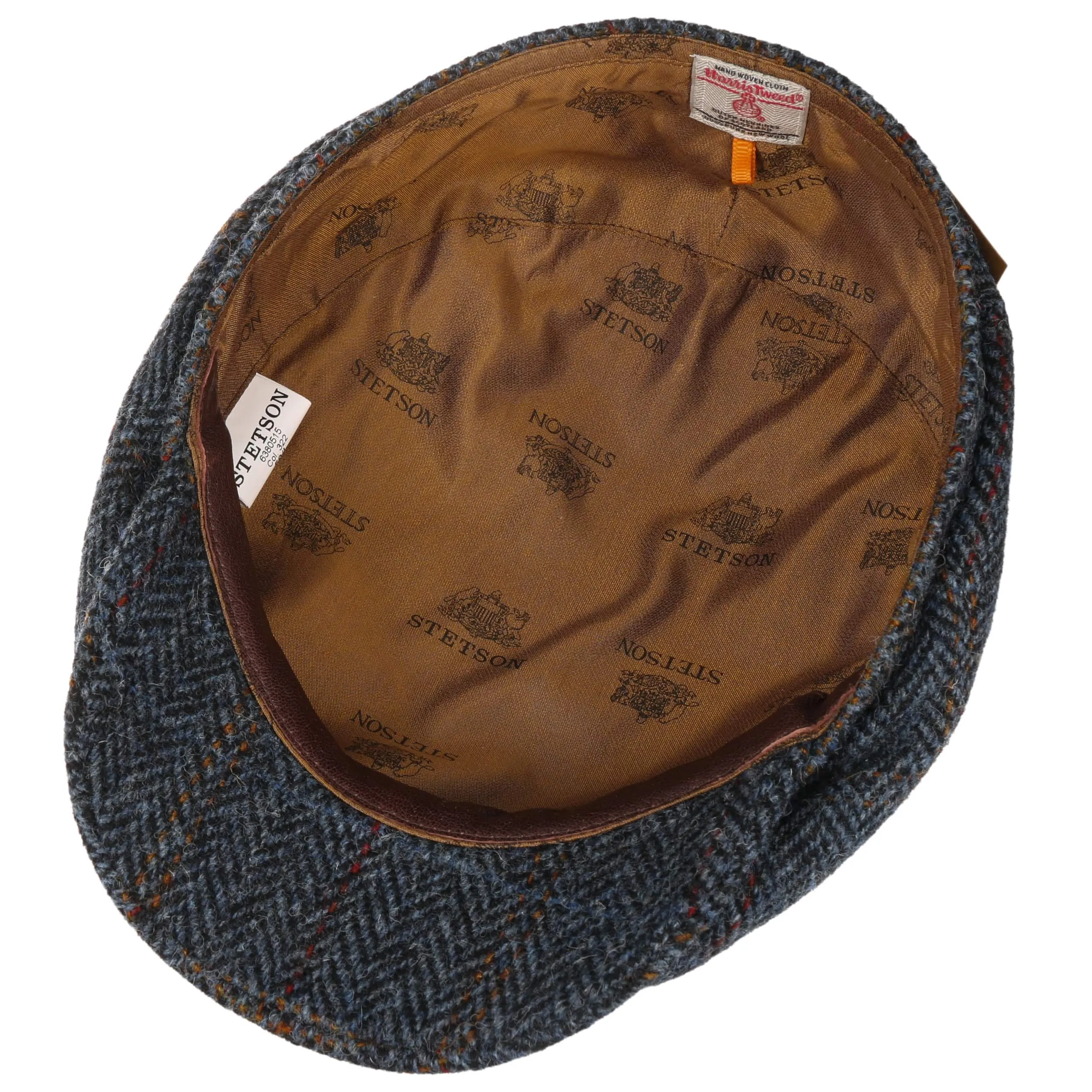 Stetson Hereford Harris Tweed Cap ➠ Buy Hats, Caps & Bonnets online ► Chapeaushop
