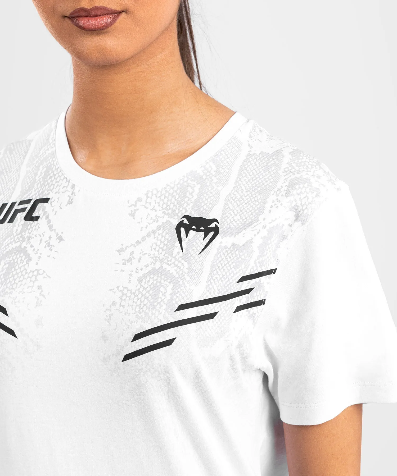 UFC Adrenaline by Venum Replica Women's Short Sleeve T-shirt - White