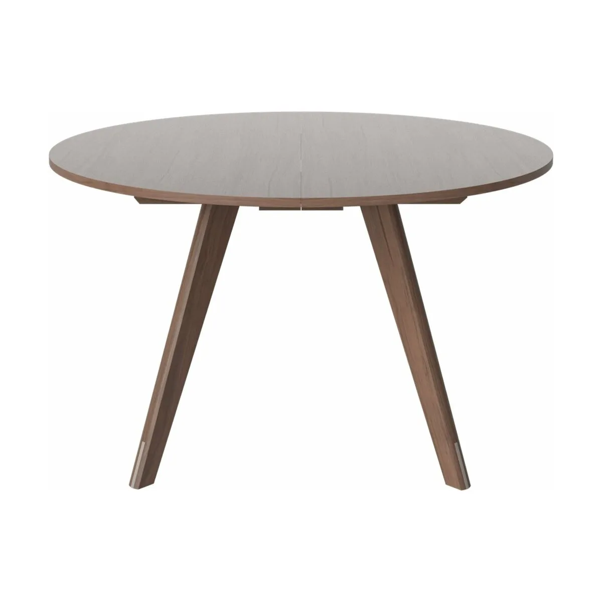 Table ronde en noyer massif huilé 123,5 cmNew Mood