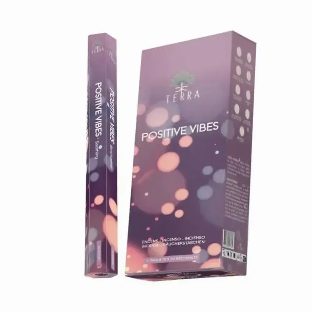Terra positive vibes hexa incense without charcoal