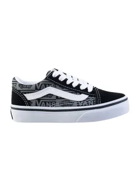 Vans Old Skool Logo Grey Kids Shoes