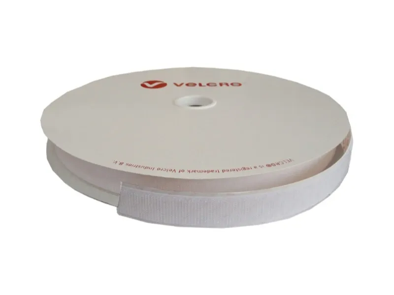 Velcro crochet • Blanc 50 mm standard au ml