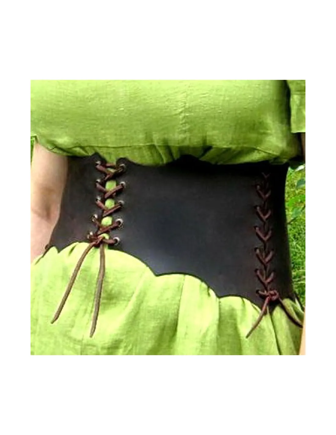 Wide lace-up medieval bodice belt for women ⚔️ Swords Shop