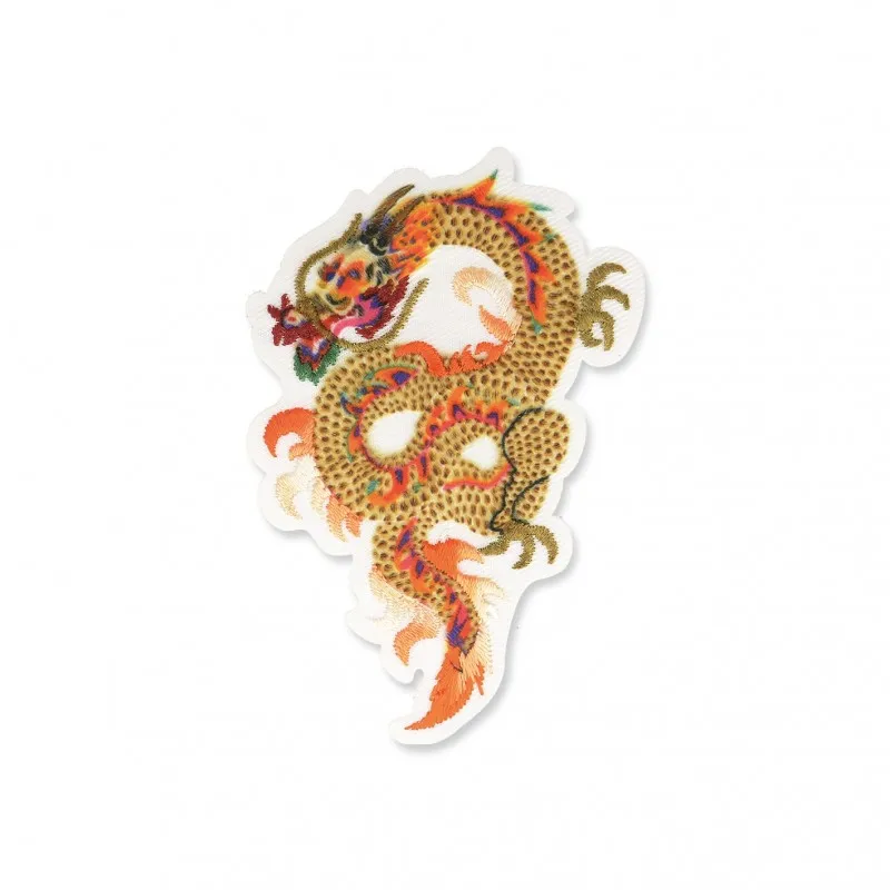 Écusson Dragons - Beige & Orange